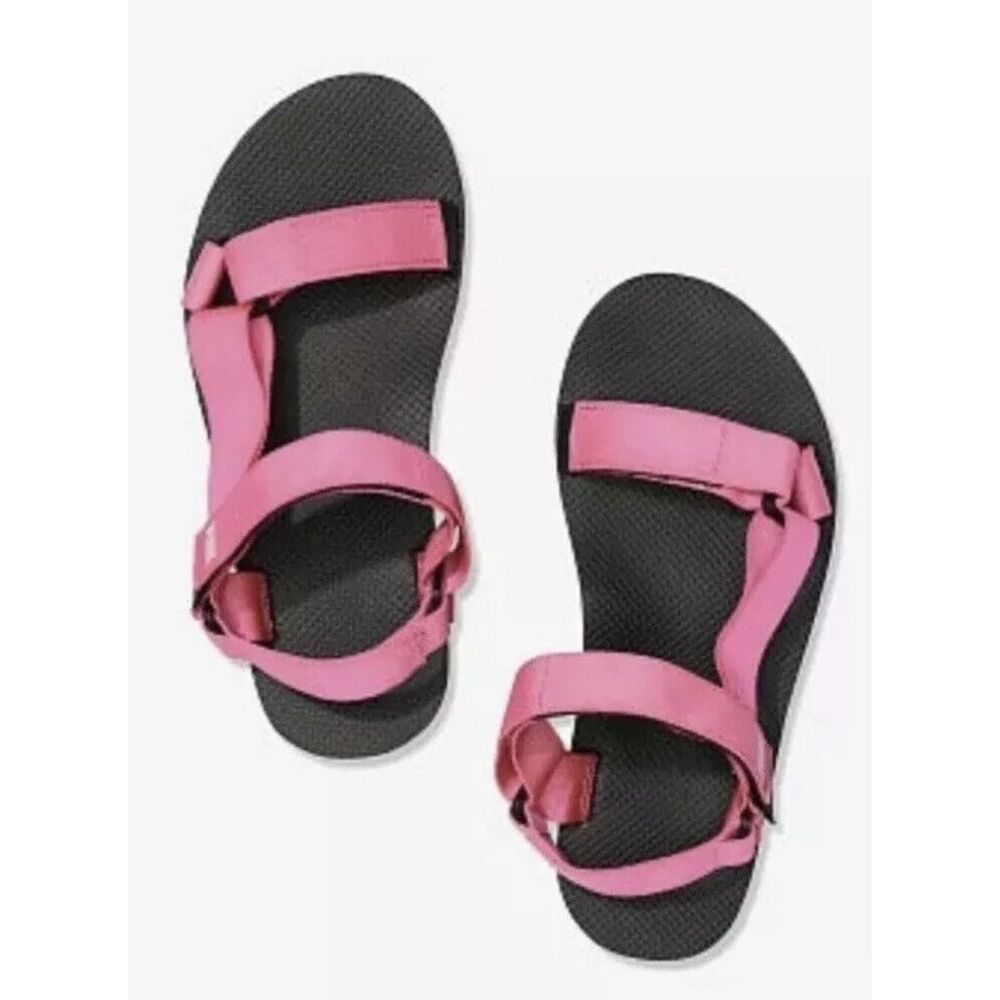 Victorias‎ Secret PINK Festival Beach Adjustable Strap Sandals Sz L 9-10